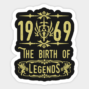 1969 The birth of Legends! Sticker